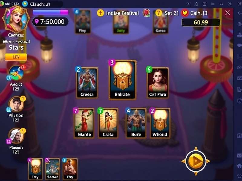 Duel Champion gameplay screenshot showing card battle interface